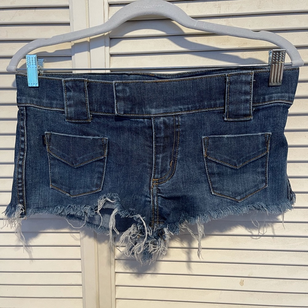 Juicy Couture jeans booty shorts.
